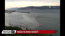 Çanakkale Boğazı'nın rengi değiştri