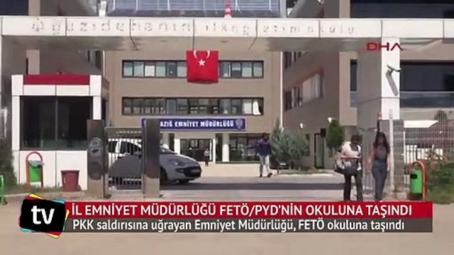 PKK saldırısına uğrayan Emniyet Müdürlüğü, FETÖ okuluna taşındı