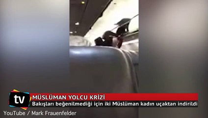 Hostesin 'bakışlarını beğenmediği' iki Müslüman kadın uçaktan indirildi