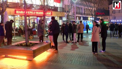 Bolu'daki 3.6'lık deprem vatandaşları sokağa döktü