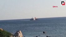 Türk gemisi, Bozcaada açığında su aldığını rapor etti