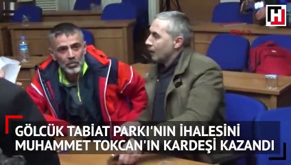 Gölcük Tabiat Parkı'nın ihalesini Muhammet Tokcan'ın kardeşi kazandı