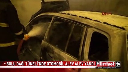 BOLU DAĞI TÜNELİNDE YANGIN