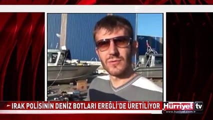 IRAK POLİSİNİN DENİZ BOTLARI TÜRKİYE'DE ÜRETİLİYOR