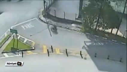 Ölümden saniyelerle kurtuldu