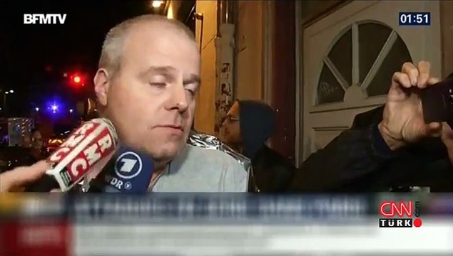 Paris'te saldırıdan kurtulan bir kişi dehşet anlarını anlattı