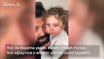 Bülent Emrah Parlak ve kızı Lisa'nın görüntülerine büyük ilgi