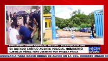 ¡En estado crítico agente policial tras desmayo por Prueba Física!