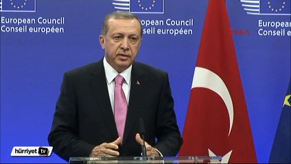 Cumhurbaşkanı Erdoğan, AB Konseyi Başkanı Tusk ile görüştü