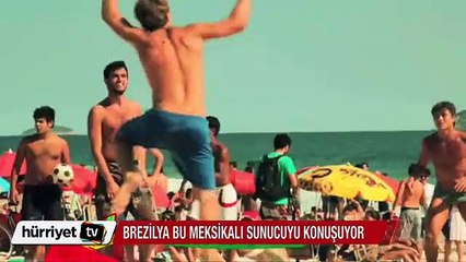 Brezilya Meksikalı muhabir Vanessa Huppenkothen'ı konuşuyor