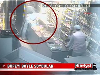 3 KAFADAR BÜFEYİ BÖYLE SOYDU