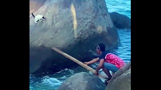 how he save his cat || Man save her cat || Cat lover video