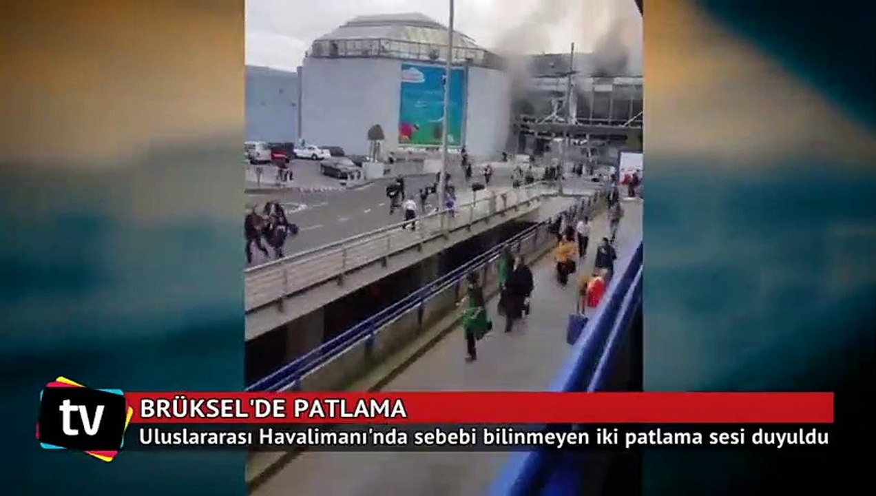 Brüksel Havalimanı'nda patlama