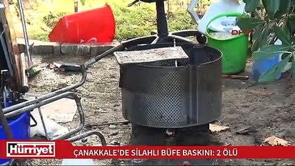 Çanakkale'de büfeye silahlı baskın: 2 ölü
