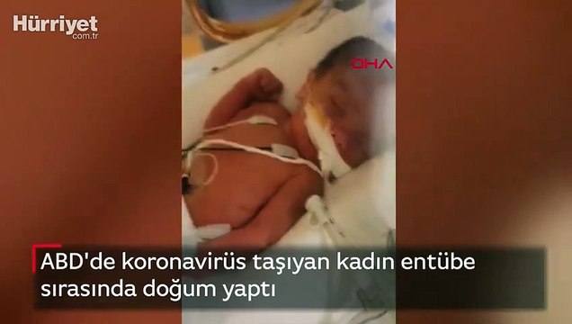 ABD'de koronavirüs taşıyan kadın yoğun bakımda doğum yaptı