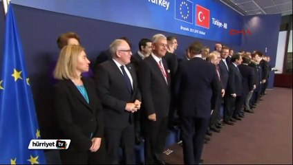 AB-Türkiye Zirvesinde aile fotoğrafı...