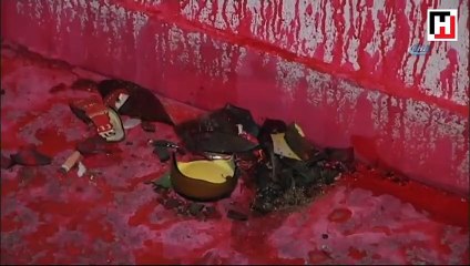 Atina’da Türk konsolosluğuna boyalı saldırı