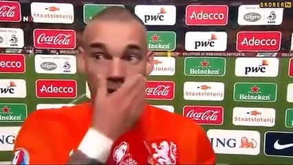 Sneijder'i hiç böyle görmediniz