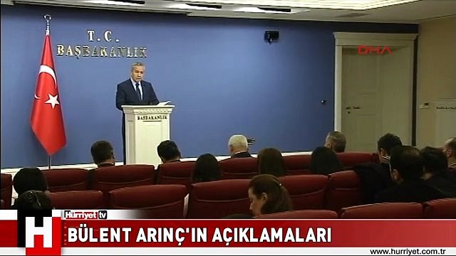 ARINÇ: MESELE SADECE DERSHANE DEĞİLMİŞ