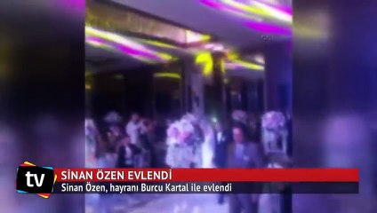 Sinan Özen, Burcu Kartal ile evlendi
