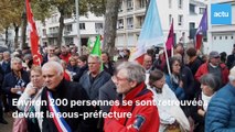 Manifestation pour alerter sur les risques de l'entreprise Yara