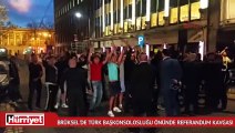Brüksel'de Türk Başkonsolosluğu önünde referandum kavgası