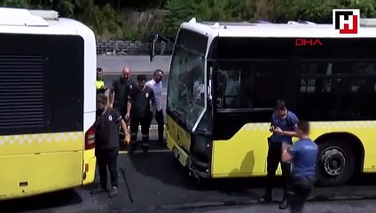 İstanbul'da metrobüs kazası