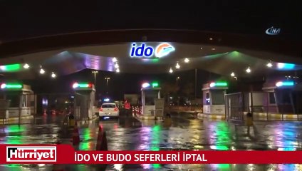 İşte İDO ve BUDO'nun iptal edilen seferleri