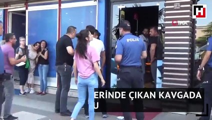İnegöl'de bir iş yerinde çıkan kavgada silahlar konuştu