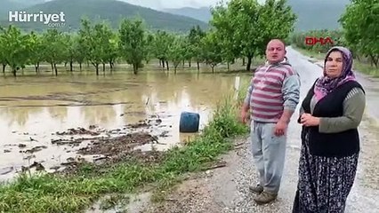 İznik'te sağanak  tarım arazilerinde zarar büyük