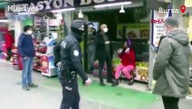 Maske uyarısı yapan polise saldırıp, kaçmaya çalıştı