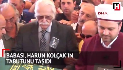 Babası Harun Kolçak'ın tabutunu taşıdı, annesinin mezarına defnedildi