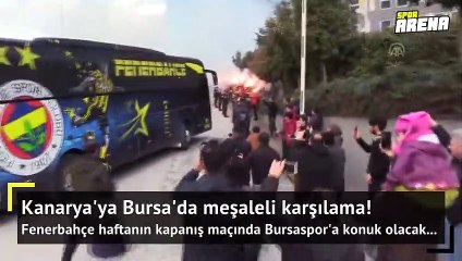 Fenerbahçe kafilesi Bursa'ya geldi!