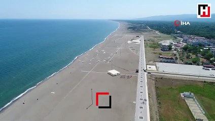 Tamamlandığında Türkiye'nin en uzun plajı olacak