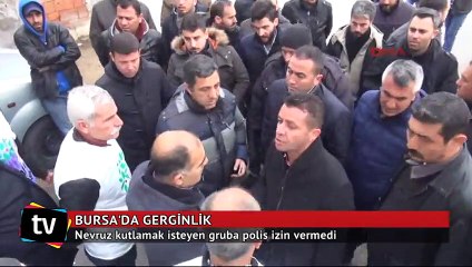 Bursa'da olaylı Nevruz