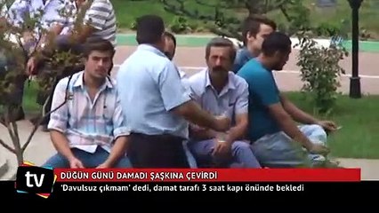 Gelin düğün günü damadı şaşkına çevirdi