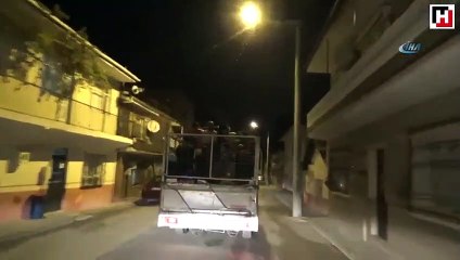 Kaçak göçmenleri tuvalet molası yakalattı