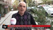 Verdiği pozla fenomen olan Dombili'nin heykeli çalındı