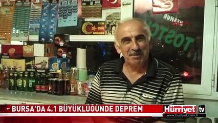 BURSA'DA 4.1 BÜYÜKLÜĞÜNDE DEPREM