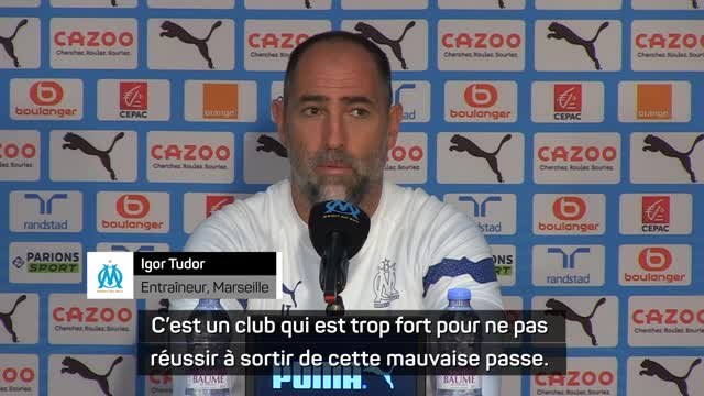 Marseille - Tudor ne croit pas au déclin de la Juventus