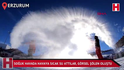 Soğukla gelen güzellik yürekleri ısıtıyor