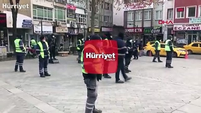 Tekirdağ Büyükşehir Belediyesi işçilerinden iş bırakma eylemi