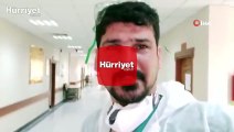 Iraklı doktordan ağlayarak ‘Evde kalın’ çağrısı