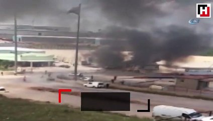 Fabrikada patlama... Ortalık savaş alanına döndü!