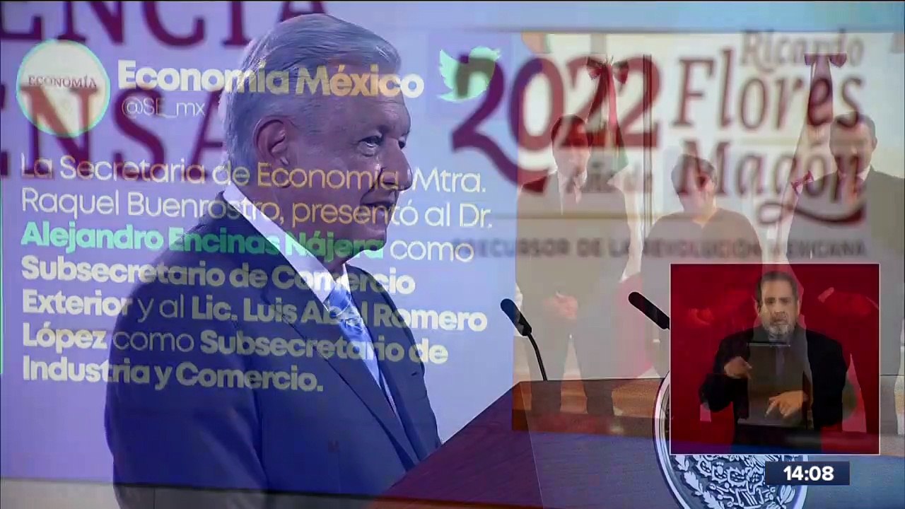 Alejandro Encinas Nájera es nombrado nuevo secretario de Comercio Exterior