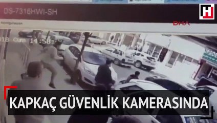 Bursa'da 500 bin liralık kapkaç güvenlik kamerasında