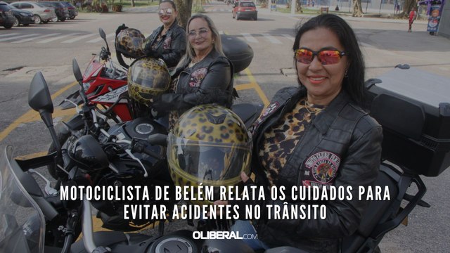 Motociclista de Belém relata os cuidados para evitar acidentes no trânsito