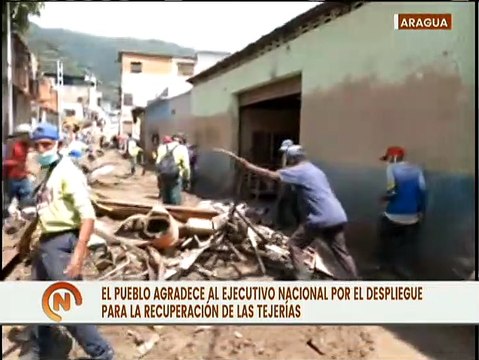 Habitantes de Las Tejerías expresan sus impresiones con las ayudas recibidas en los últimos días