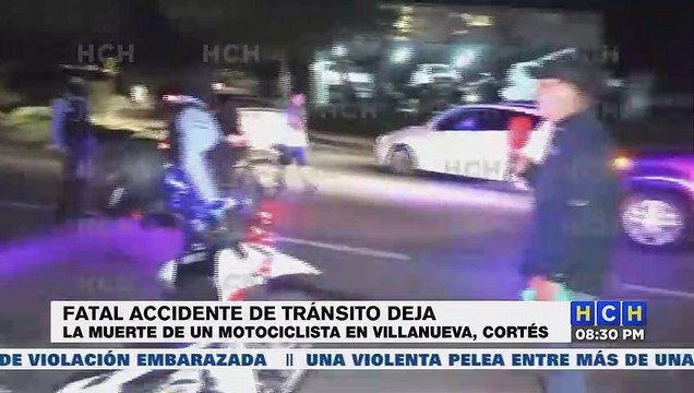 ¡Trágedia! Motociclista pierde la vida en accidente de tránsito en Villanueva, Cortés