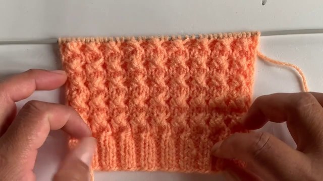 Easy 4 Rows Repeat Knitting Pattern For Baby Sweater, Men Sweater & women cardigan.